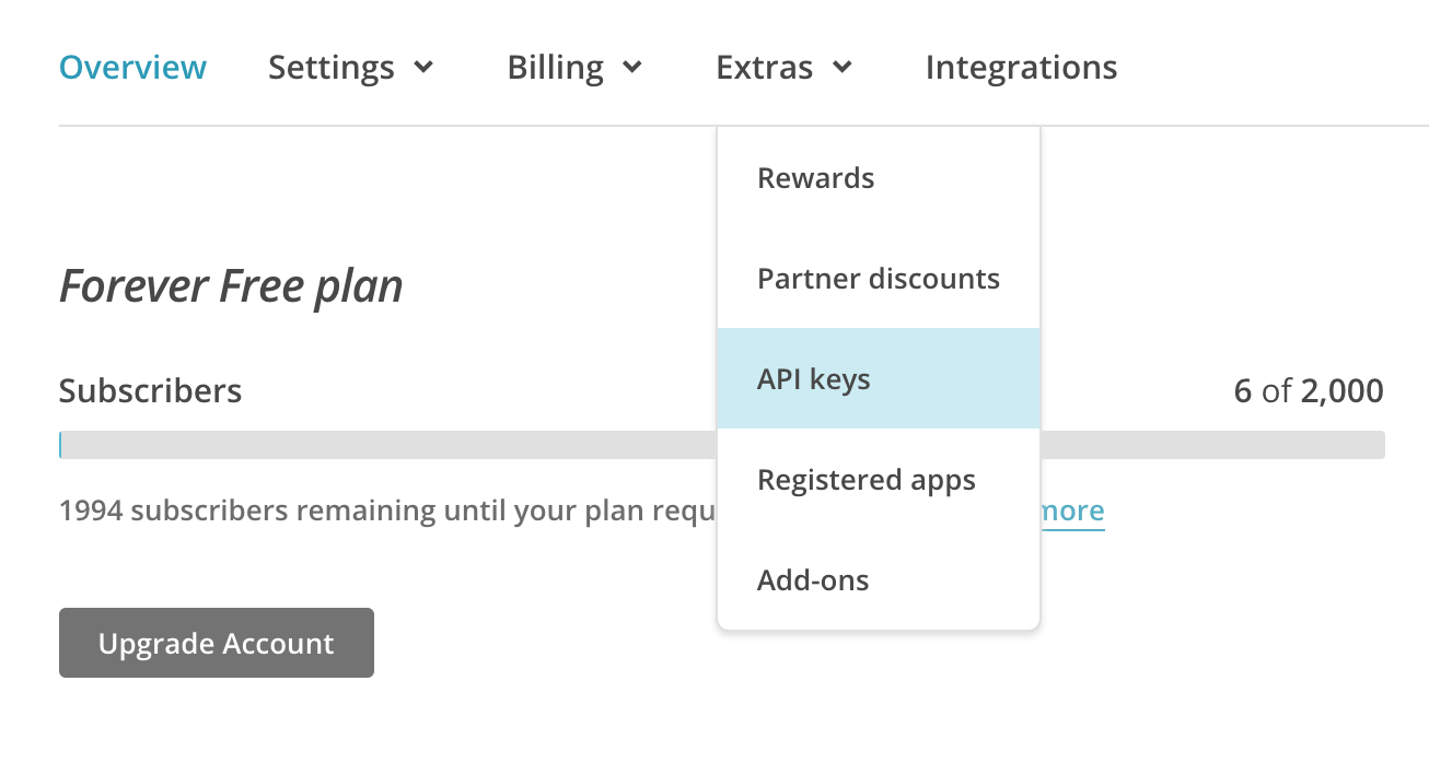 API Keys